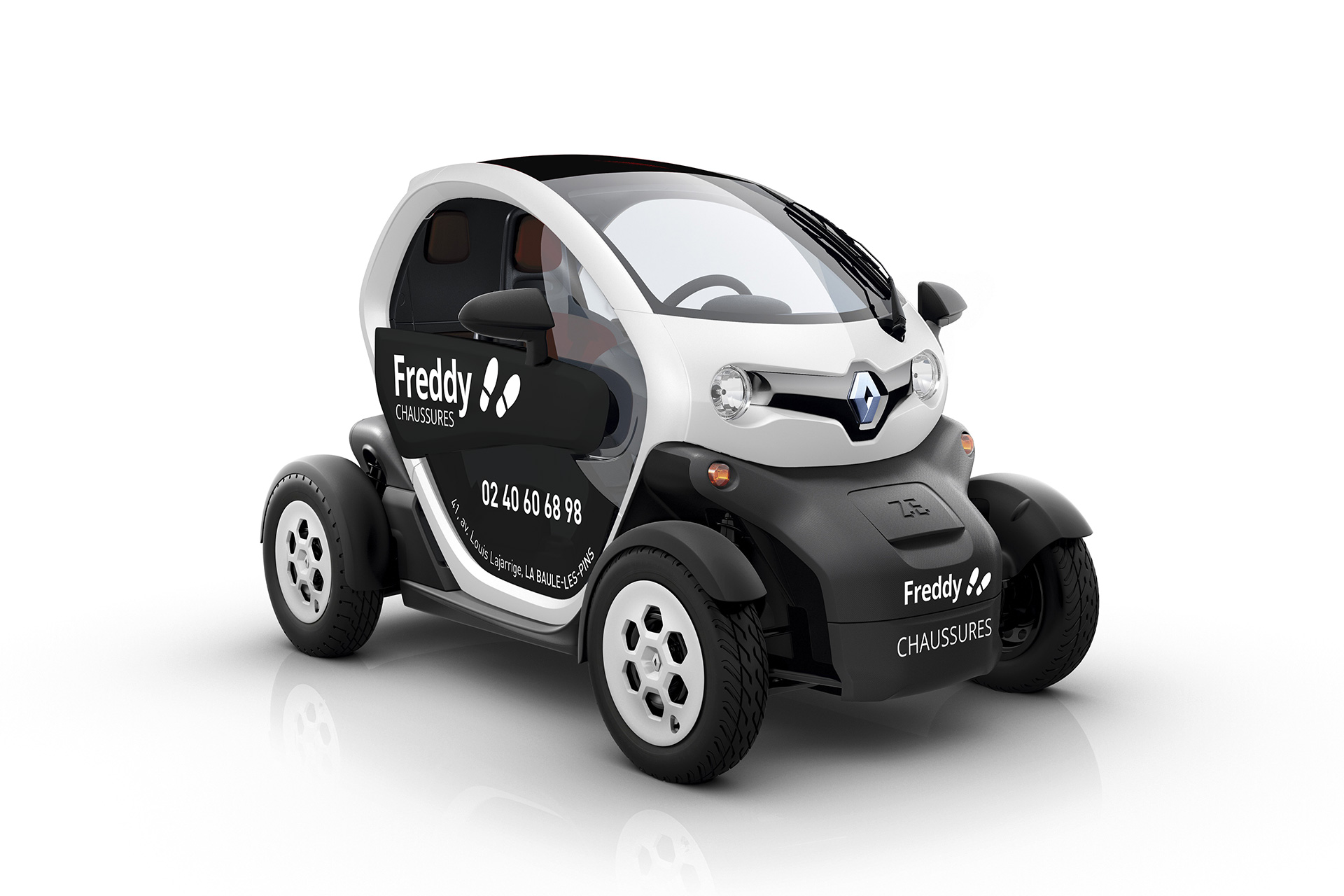 Freddy Chaussures Semi-covering sur Renault Twizy