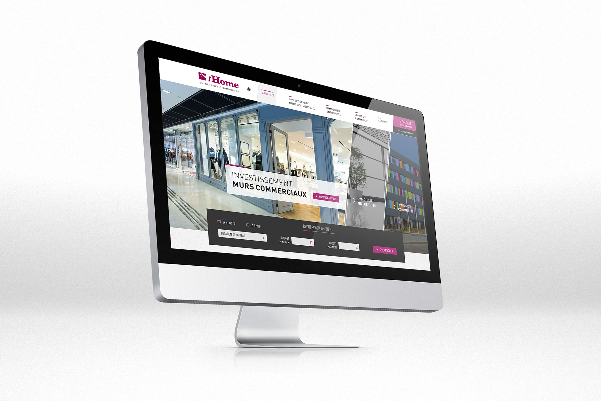 iHome Site vitrine immobilier