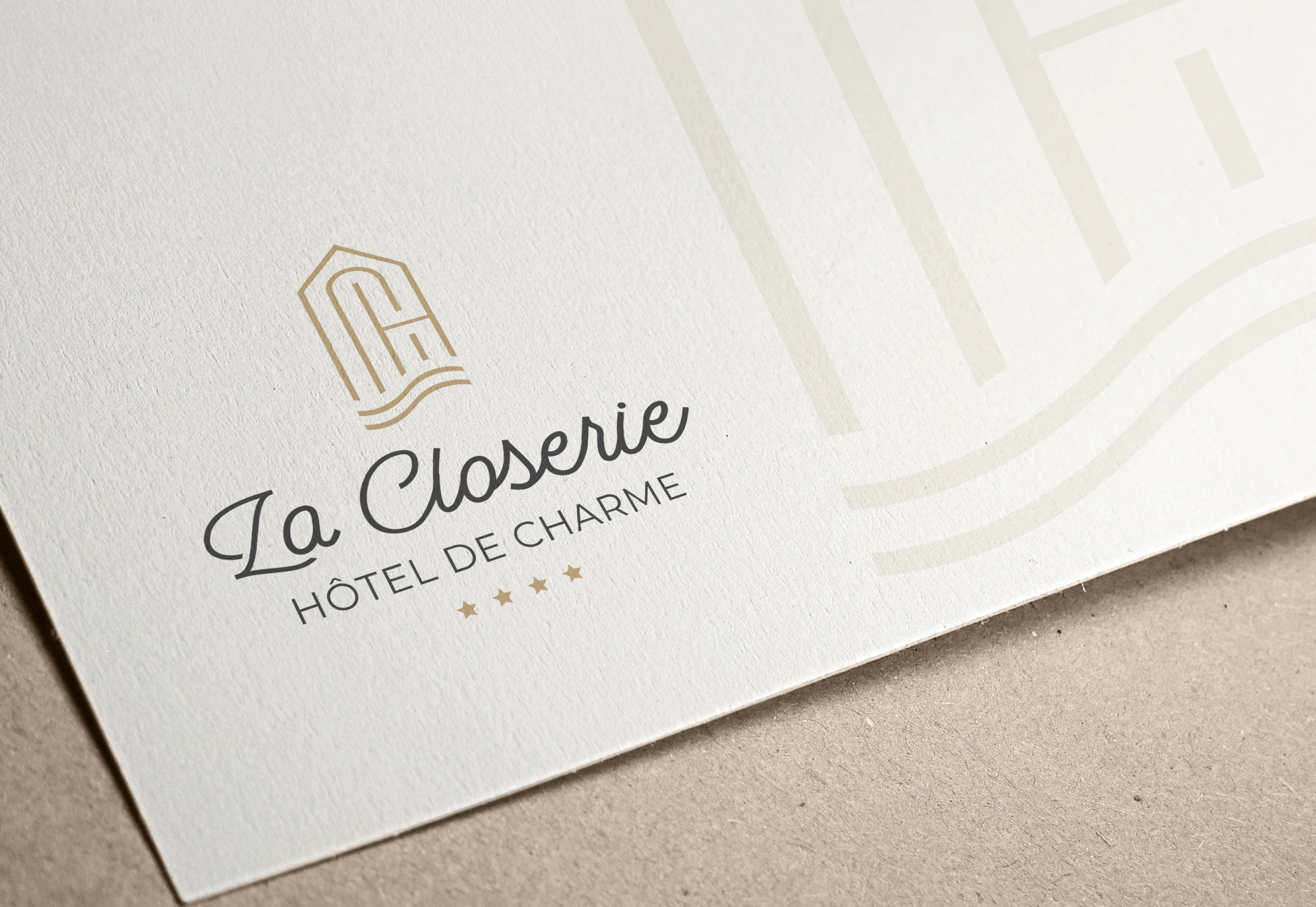Hôtel La closerie Identité visuelle