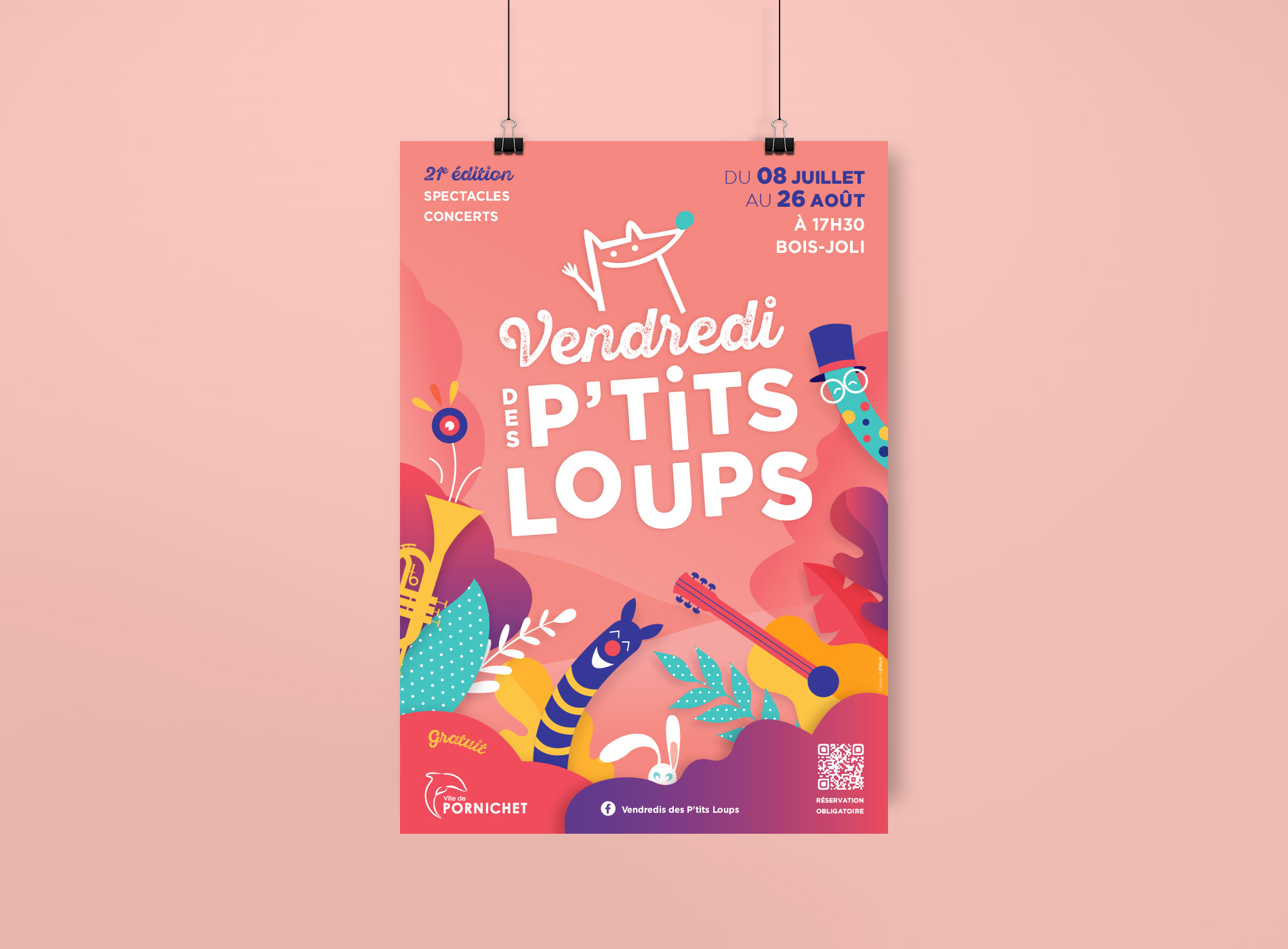 Mairie de Pornichet Affiche Festival - Jeune Public