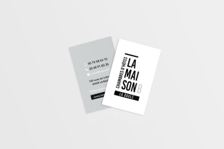logo carte de visite maison B