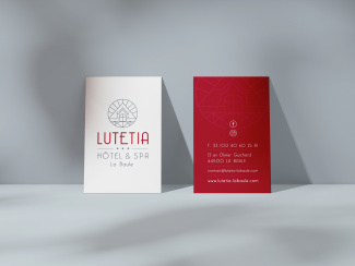 Logo et carte de visite HOTEL LUTETIA
