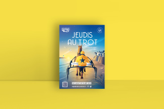 Affiche illustration meeting estival de pornichet